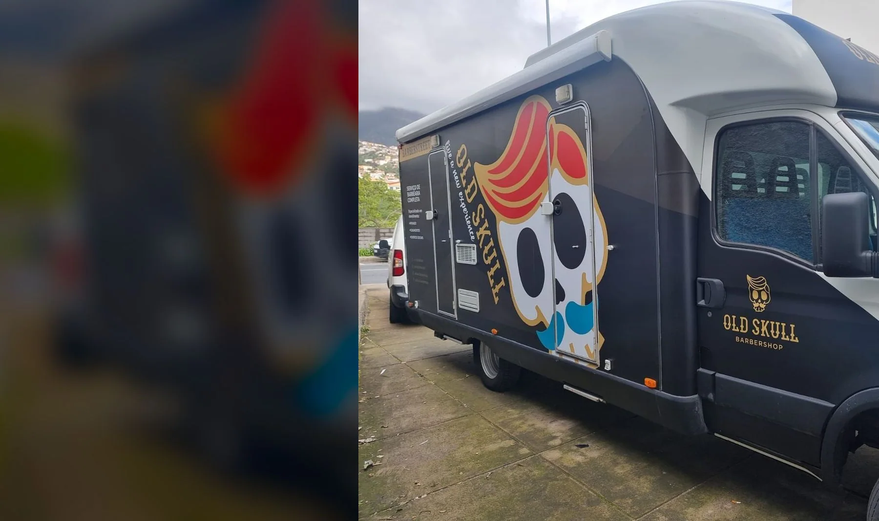Carrinha Old Skull Street BarberShop em Porto Santo